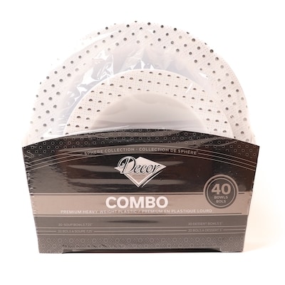 Décorations Combo premium en plastique lourd 1 ea, 28,99 $/1ch
