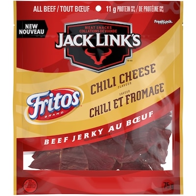 Jack Link’s Fritos jerky au bœuf saveur chili et fromage 75 g, 11,33 $/100g