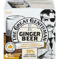 The Great Gentleman Soda piquant au gingembre léger 948 ml, 0,82 $/100ml