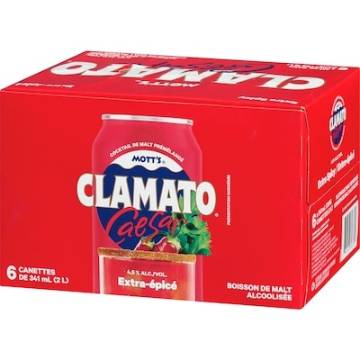 Caesar boisson de malt alcoolisée extra-épicé caisse (Pièce d’identité requise au moment du ramassage)