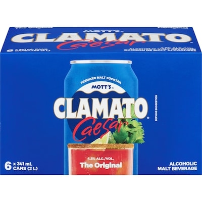 Mott's Caesar The Original, Case (ID required at pick-up) 6x341.0 ml, $0.73/100ml