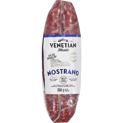 Venetian Dry Cured Salami Nostrano Mild 350 g, $3.43/100g