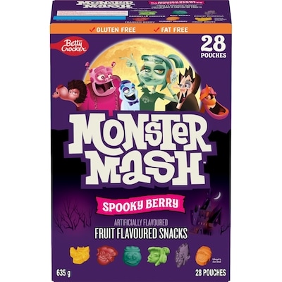 Betty Crocker Monster Mash Fruit Flavoured Snacks Spooky Berry 635 g, $2.60/100g