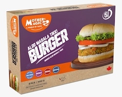 Mother’s Magic Burger Tikki Aloo Masala 400 g, 1,57 $/100g