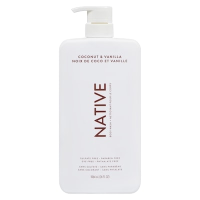 Native Natural Body Wash, Coconut & Vanilla, Sulfate Free, Paraben Free 1064 ml, $2.25/100ml