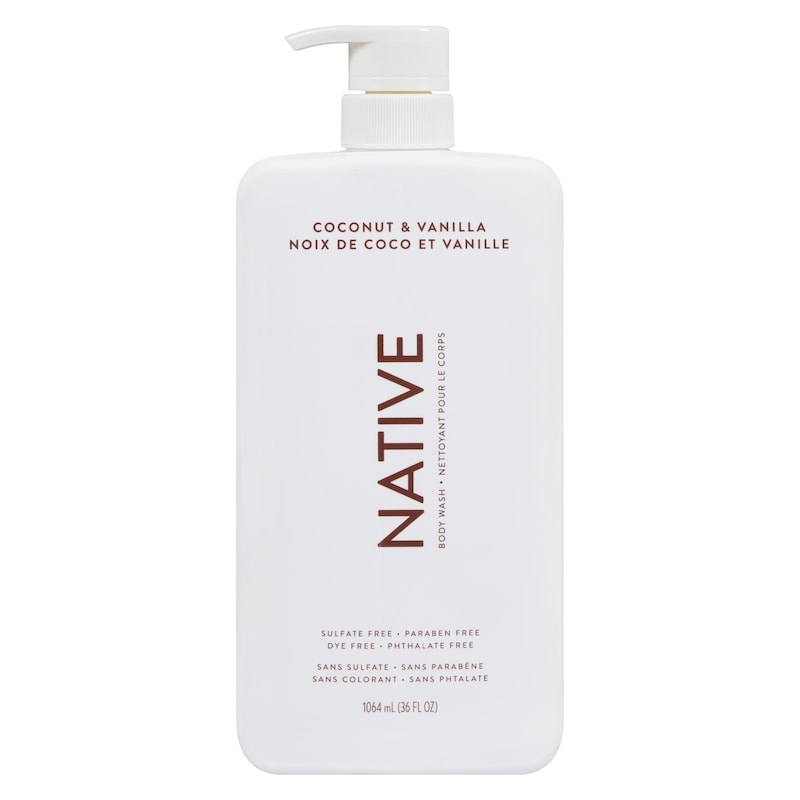 Natural Body Wash, Coconut & Vanilla, Sulfate Free, Paraben Free
