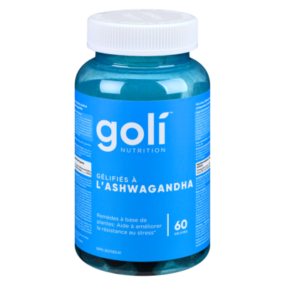 Goli Nutrition Gélifiés à l'ashwagandha 60 ea, 22,99 $/1ch