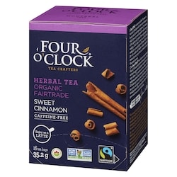 Four O'Clock Herbal Tea Organic Fairtrade Sweet Cinnamon - 16 g | Maxi