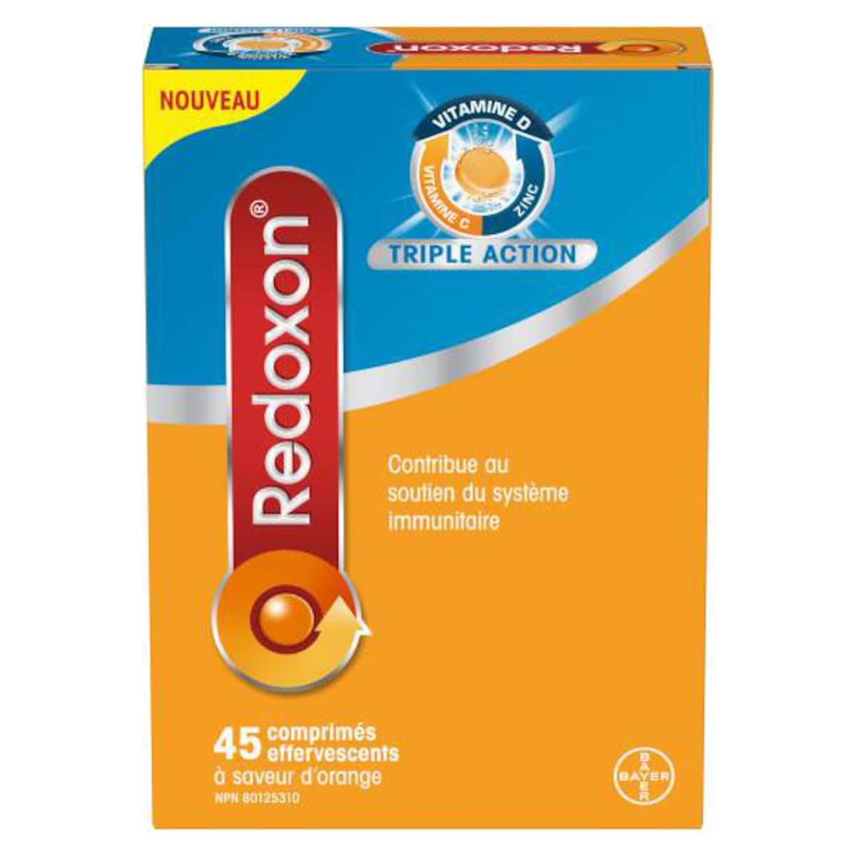Redoxon Triple Action 45s 45 ea, 0,48 $/1ch