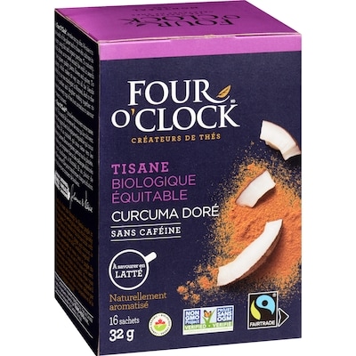 Tisane biologique équitable curcuma doré