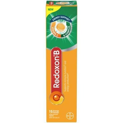 Redoxon Effervescent Tablets Orange Flavour 15 ea, $0.50/1ea
