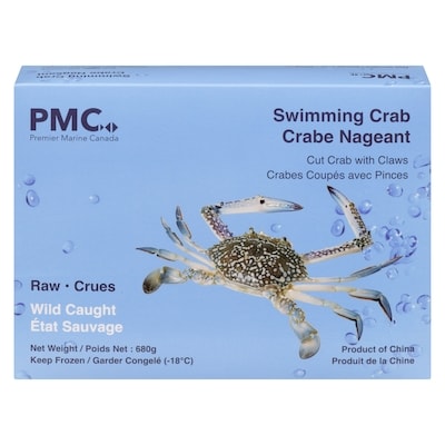 Premier Swimming Crab Raw 680 g, $1.62/100g