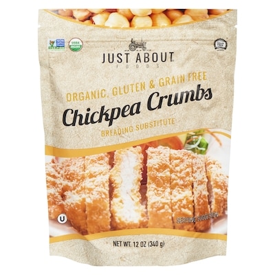 Just About Foods Organic Chickpea Crumbs 340 g, $2.50/100g