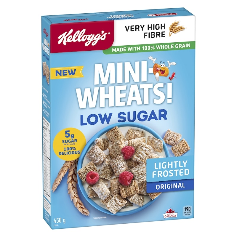 Mini Wheats Cereal Low Sugar Lightly Frosted Original