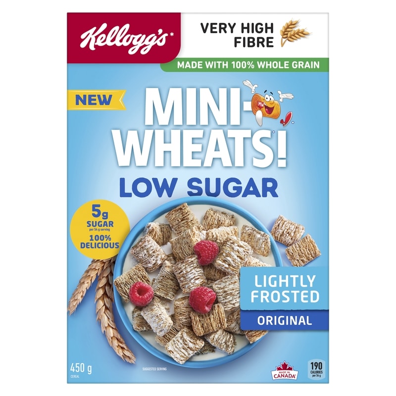 Mini Wheats Cereal Low Sugar Lightly Frosted Original
