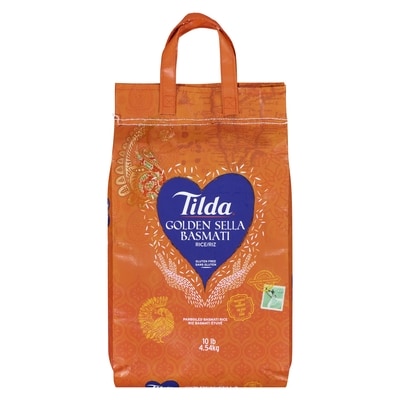 Tilda Rice Golden Sella Basmati 4.54 kg, $0.35/100g
