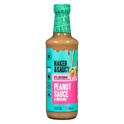 Naked & Saucy Peanut Sauce & Dressing 296 ml, $3.54/100ml