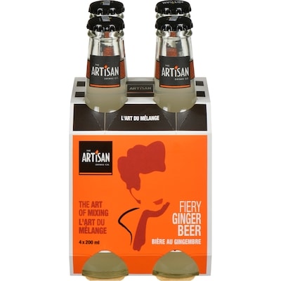 Artisan Fiery Ginger Beer 4x200.0 ml, $1.25/100ml