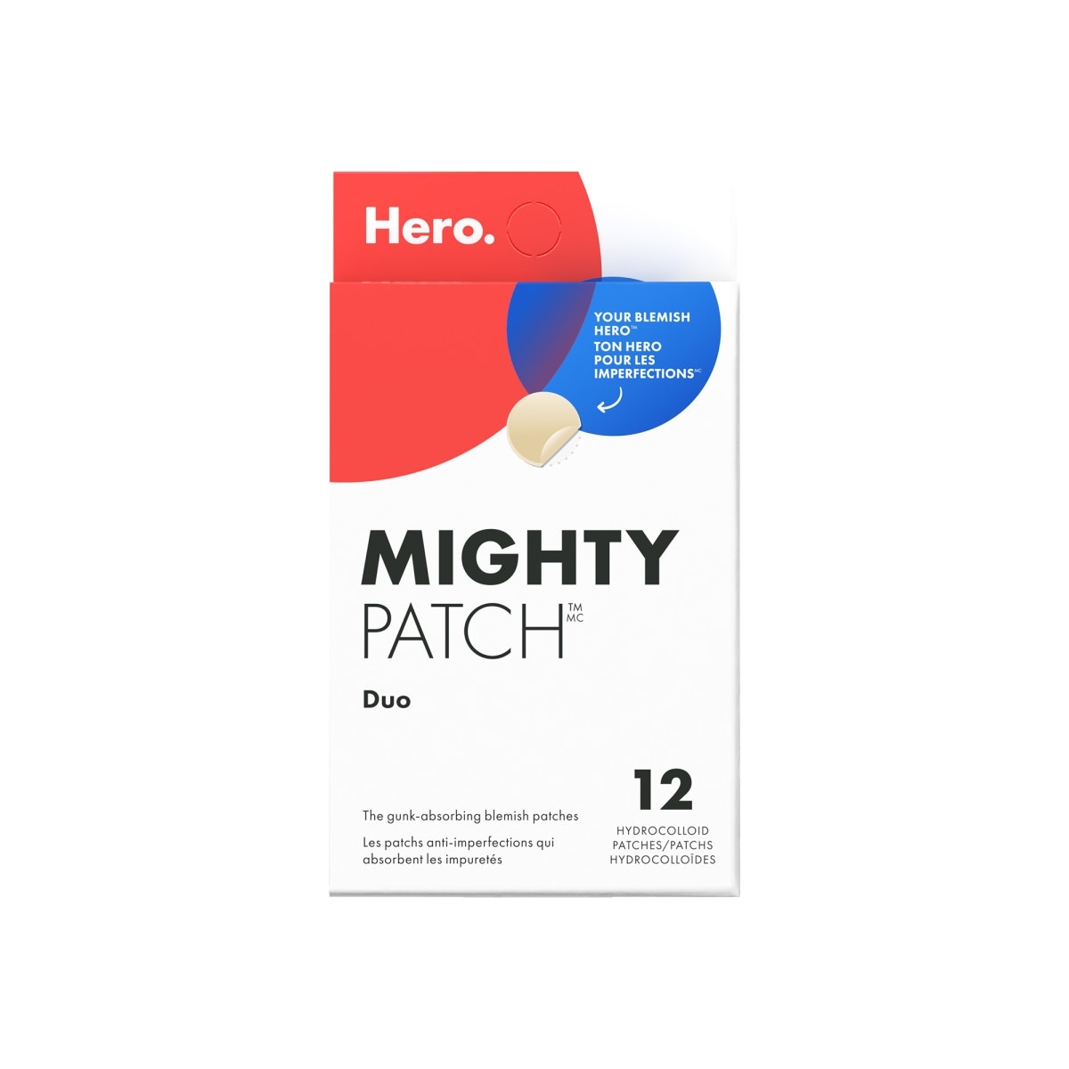 Hero Mighty Patch Hydrocolloid Patches Duo 24 ea, $0.54/1ea