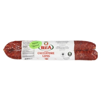 Rea Sausage Cacciatore Long Fennel Hot 360 g, $3.89/100g