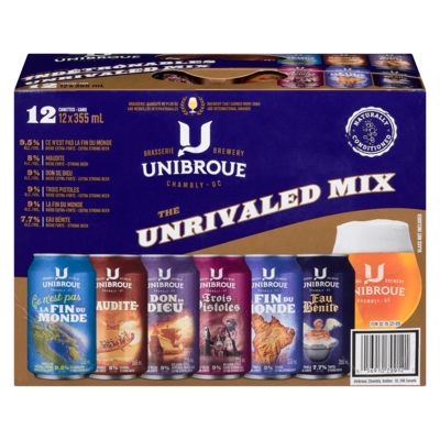 Unibroue Bière mixte (ID required at pick-up) 12x355.0 ml, $0.61/100ml