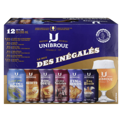 Unibroue La Brasserie Sleeman Du Quebec Ltee (Pièce d’identité requise au moment du ramassage) 12x355.0 ml, 0,49 $/100ml