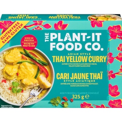 The Plant-It Food Co. Cari jaune thaï style asiatique 325 g, 3,38 $/100g