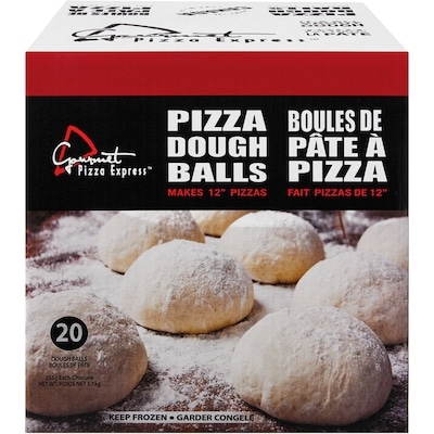 null Gourmet Pizza Express, Pizza Dough Balls 20x255.0 g, $0.49/100g