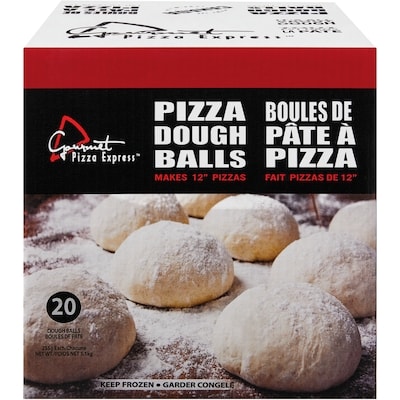 null Gourmet Pizza Express boules de pâte à pizza 20x255.0 g, 0,49 $/100g