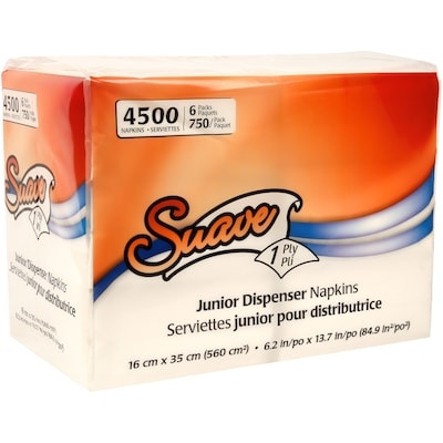 Suave Distributeur junior de serviettes  4500/PK 6 ea, 4,50 $/1ch