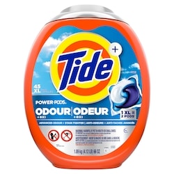 Tide Laundry Detergent Pacs, Original, 45 Ct. 45 ea, $0.49/1ea