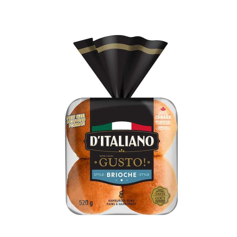 Gusto! Brioche Style Hamburger Buns