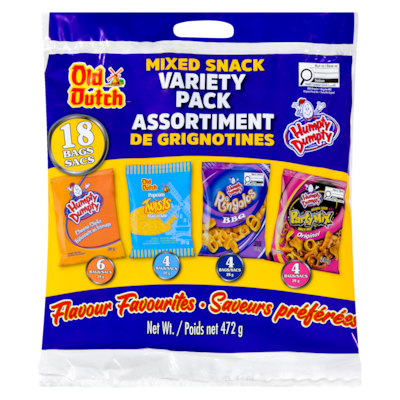 Old Dutch Assortiment de grignotines 472 g, 2,22 $/100g