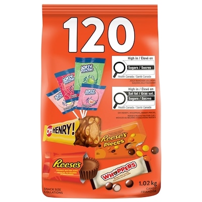 Hershey’s Sac de friandises et chocolats assortis 1.02 kg, 2,25 $/100g
