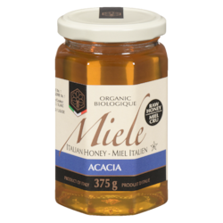 ADI Apicoltura Organic Italian Raw Acacia Honey 375 g, $5.06/100g