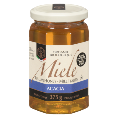 ADI Apicoltura Organic Italian Raw Acacia Honey 375 g, $5.06/100g