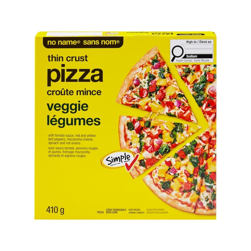 Thin Crust Veggie Pizza