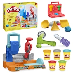 Hasbro Play-Doh Stamp & Saw Tool Bench Preschool Toy for Boys