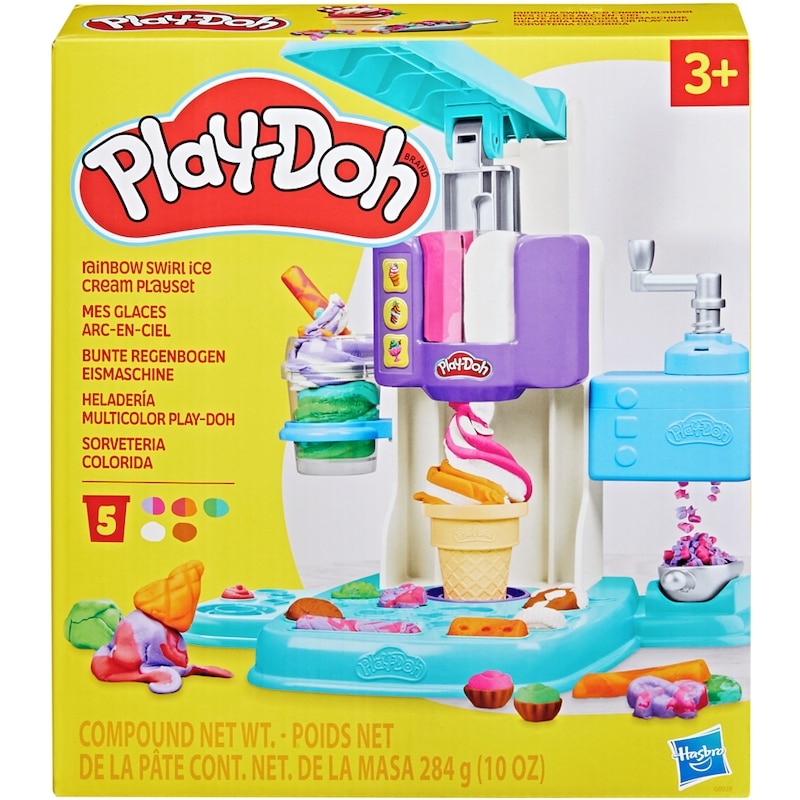 Rainbow Swirl Ice Cream Playset
