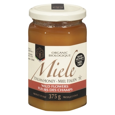ADI Apicoltura Organic Italian Raw Wildflower Honey 375 g, $5.06/100g
