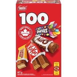 Nestlé KITKAT, AERO, SMARTIES, COFFEE CRISP 977 g, 2,02 $/100g