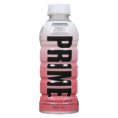 Prime Hydration Cherry Freeze 500 ml, $0.40/100ml
