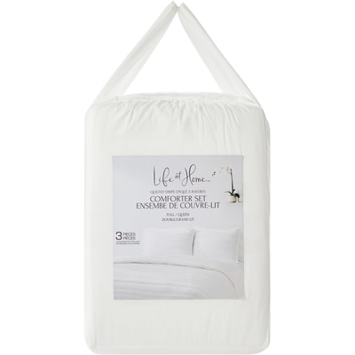 Life at Home Ensemble de couvre-lit 3 pièces avec rayures pour lit double/grand lit 1 ea, 99,00 $/1ch