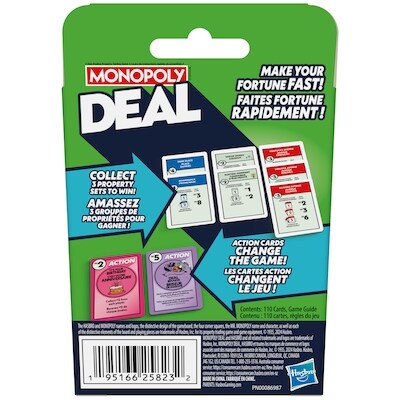 Jeu de cartes monopoly deal