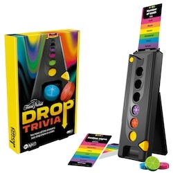 Hasbro Drop Trivia Game, Electronic Party Board Game from Trivial