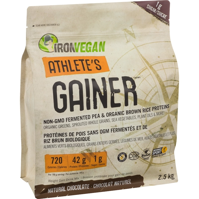 Athlete's Gainer Weight Gain Drink Mix Natural Chocolate