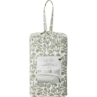 Life at Home King Botanical Comforter 3 Piece Set 1 ea, $120.00/1ea