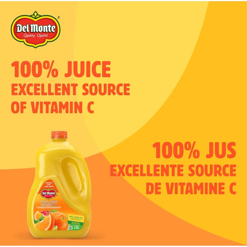 Morning Sunshine Orange Juice Blend without Pulp