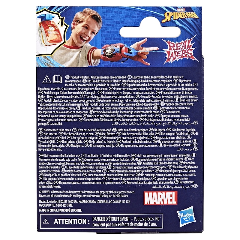 Marvel Spider-Man Real Webs Ultimate Web Fluid Refill, Super Hero Toys, 5+