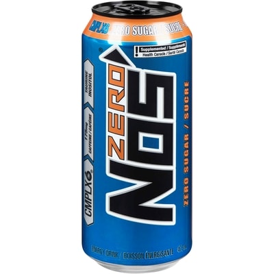 NOS Zero Sugar Can 473 ml, $0.84/100ml